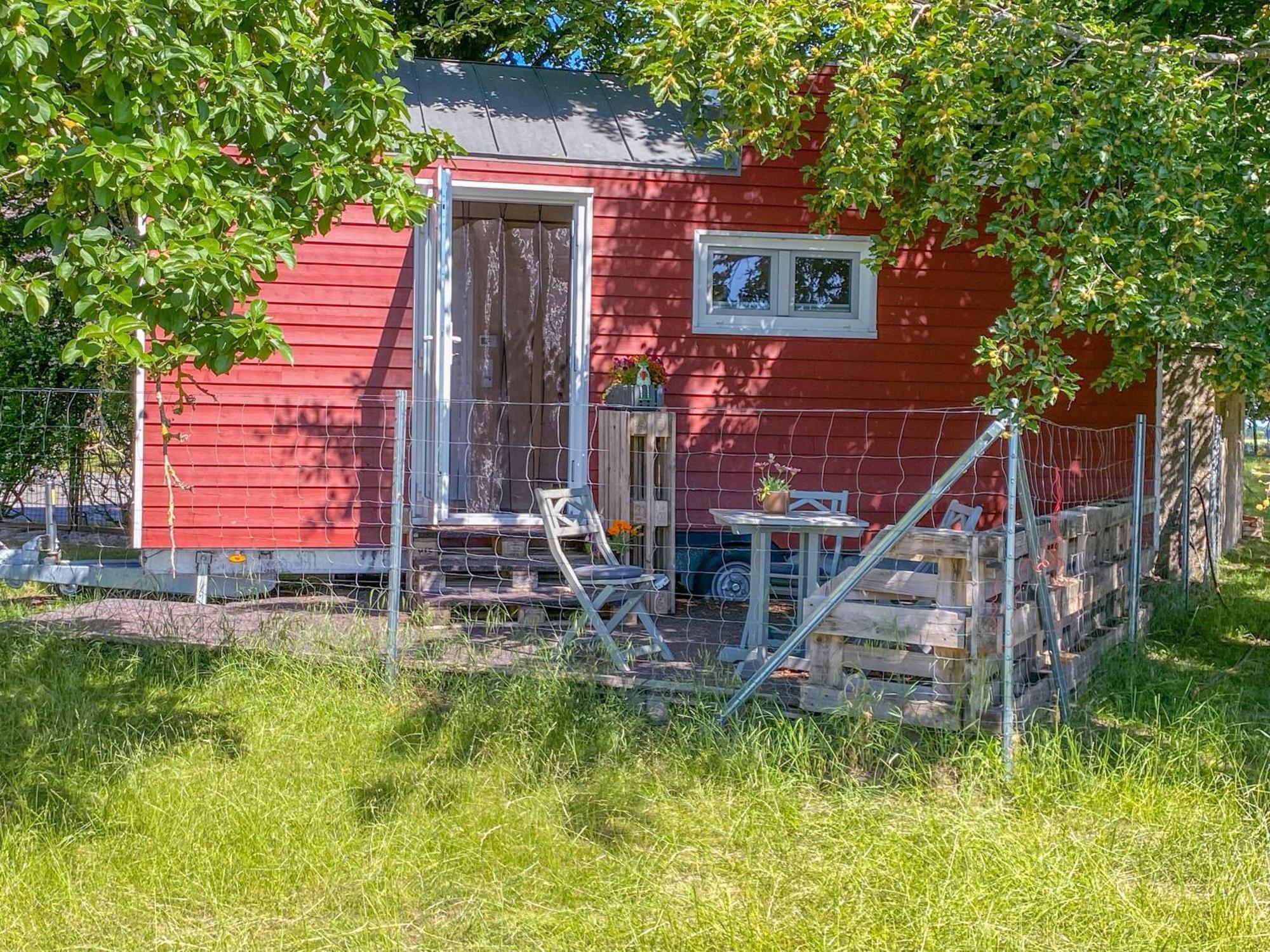 Tiny House Auf Der Alpaka Farm Villa Rubkow Exteriör bild